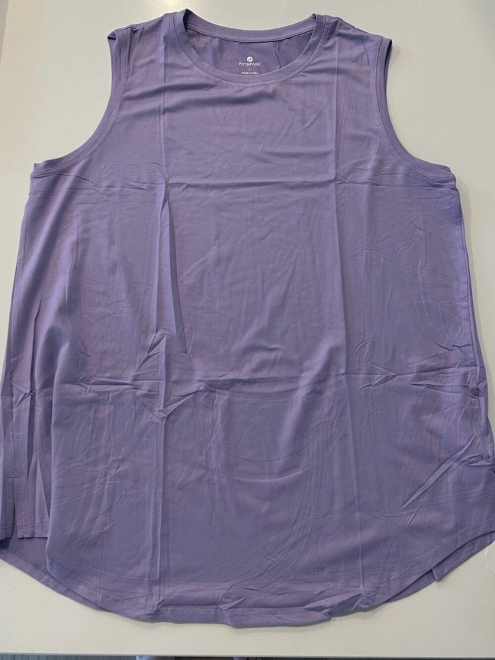Women's Workout Tank Top Purple NWT, UPF 50+